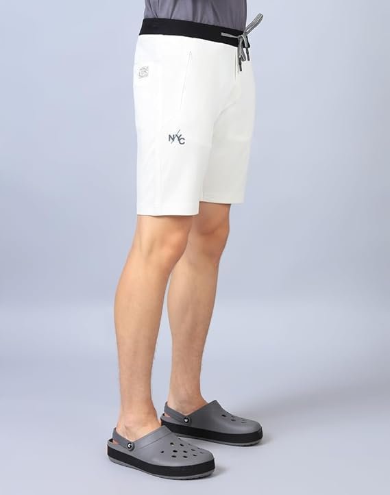 TYZ Shorts for Men, Drawstring Waist with Contrast Black Band, Casual wear, Casual Shorts - Image 5