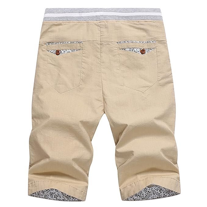 yayay Men's Shorts Summer Casual Baggy Shorts Fashionable Loose Pure Cotton Colour Shorts - Image 5
