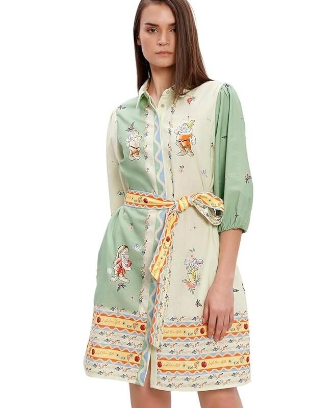 VERO MODA Women's Cotton A-Line Mini Dress