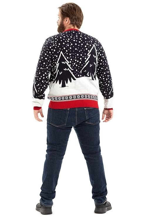 OFF THE RACK Unisex Women's Men's Christmas Jumper Funny Ugly Christmas Sweater Jumper for Christmas Knitted Jumper for Christmas Party Sweater - Image 5