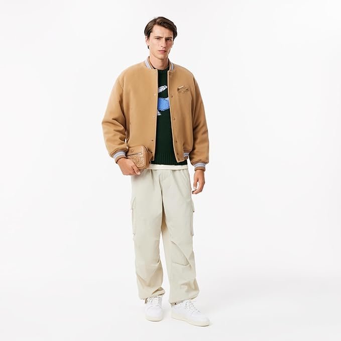 Lacoste Men's Wool Modern Pullover Sweater - Image 2