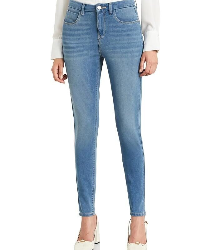 Women's Skinny 4-Way Stretch Jeans (Mid Rise | Ankle Length | Desk-to-Dinner)