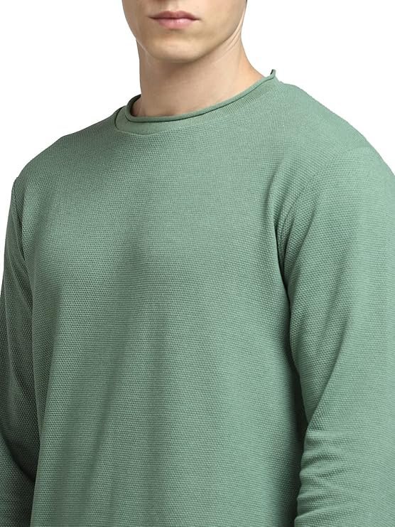 JACK & JONES Men's Cotton Solid Slim Fit T-Shirt - Image 2