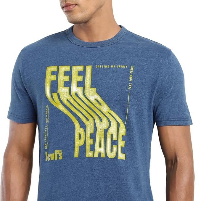 Levi's Men's Cotton Regular Fit Graphic T-Shirt - Image 3