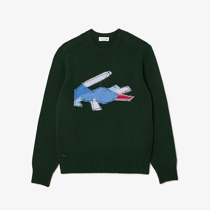 Lacoste Men's Wool Modern Pullover Sweater - Image 5