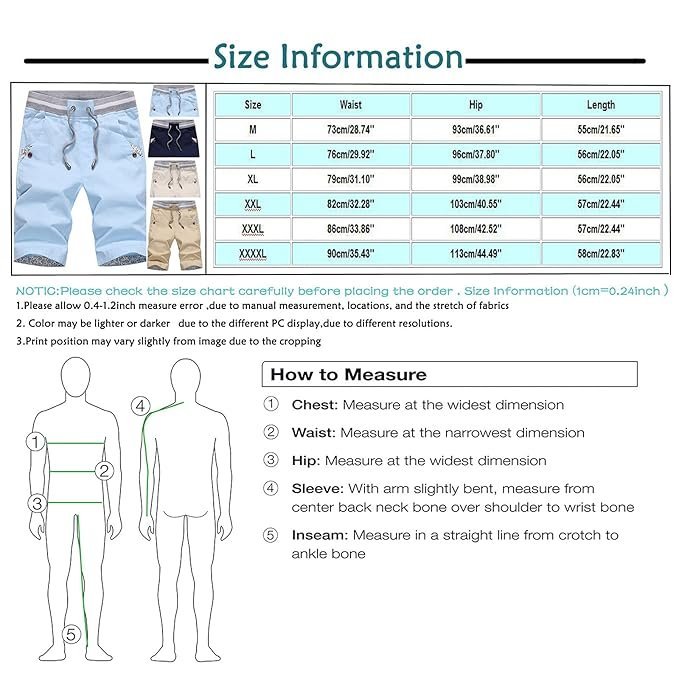 yayay Men's Shorts Summer Casual Baggy Shorts Fashionable Loose Pure Cotton Colour Shorts - Image 2