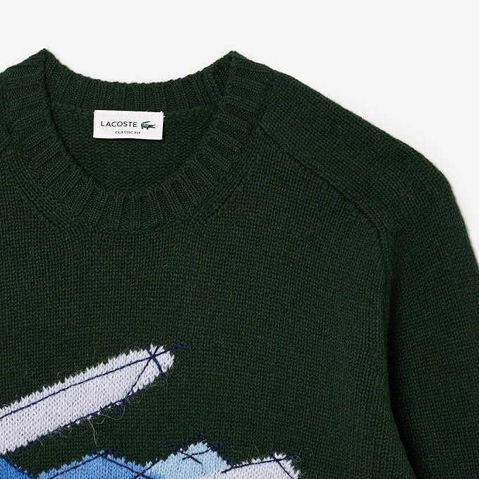 Lacoste Men's Wool Modern Pullover Sweater - Image 4
