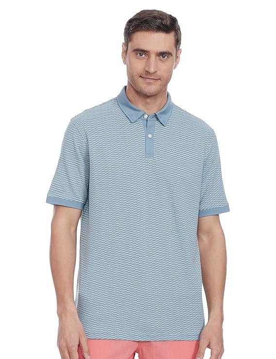 Marks & Spencer Mens Printed Cotton Round Neck Regular Fit T-Shirt