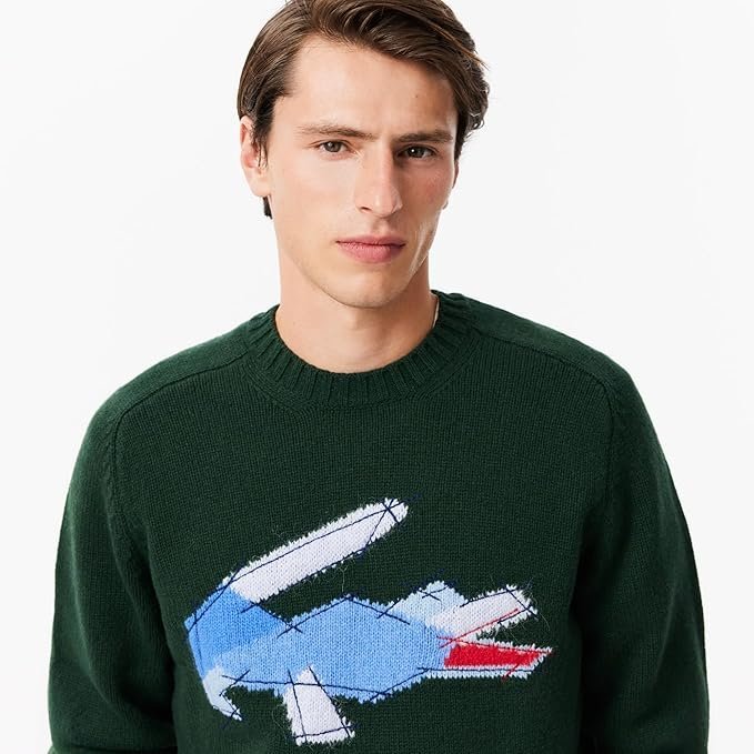 Lacoste Men's Wool Modern Pullover Sweater - Image 7