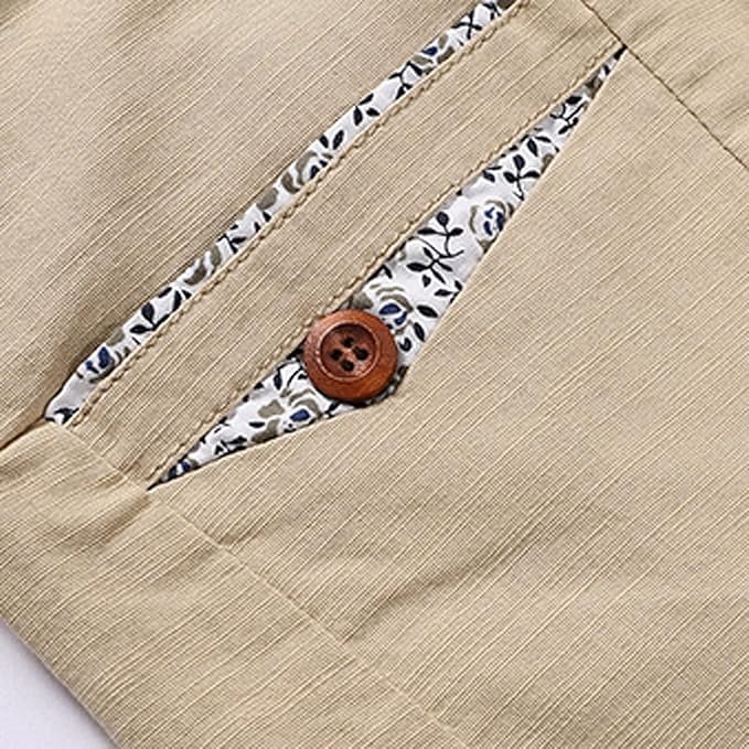 yayay Men's Shorts Summer Casual Baggy Shorts Fashionable Loose Pure Cotton Colour Shorts - Image 4